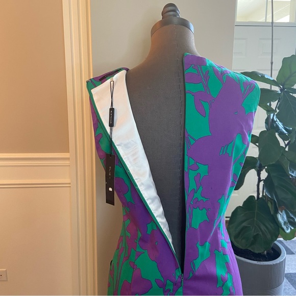 Elie Tahari sheath dress, cotton, size 8, NWT - Picture 7 of 11